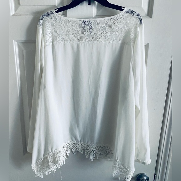 New Directions Women's Solid Polyester Top Size XL - Picture 2 of 4